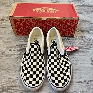 Vans Classic Slip On Checkerboard Skate Shoes